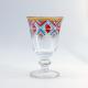 Decorated Arabic Style Tea Sets Glass Material 130MM Height