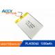 pl405060 3.7V lithium polymer battery with 1500mAh rechargeable battery for GPS, beauty apparatus