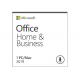 Microsoft Office Home And Business 2019 Activation Card 1 Person Compatible Apple Mac OS