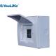 ABS Cover MCB Distribution Box 4 Way Electrical MCB Box With Transparent Window