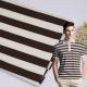 Skin Friendly Striped Material Fabric 190gsm Stretch Modal Texture For Polos Shirt