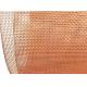 Medium Copper Metal Woven Wire Mesh Resistance To Atmosphere Corrosion