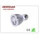 newest e27 3w led lamp cup, aluminum housing, CE&ROHS approved