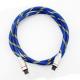 Optical Digital Audio Cable  Male to Male Gold Plated Knited Blue Rope 5.1 for Home Theater Soundbar