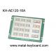 Anti - rusty Stainless Steel Numeric Panel mount Keypad in 4x4 Matrix 16 Keys
