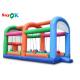 Inflatable Party Games Gauntlet Wet Dry Interactive Inflatable Sports Games With Wrecking Ball
