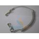 Transparent Clear Plastic PU Stainless Steel Core Coiled Tether Rope