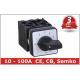 10 Position Rotary Switch , Manual Changeover Switch 63A 80A 100A