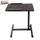 Wooden Overbed Table Swivel Top For Hospital , Adjustable Dining Room Table Top