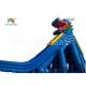 Dragon Stype Blue Large Inflatable Water Slide For Adults In Aquatic Park