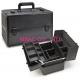 Big Space Pro Makeup Case 4MM MDF With Black Diamond ABS Panel 360 X 220 X 240mm