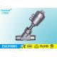 63mm Angle Seat Valve Stainless Steel Material 2.5  2 - 1 / 2  Size