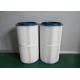 Replaceable Dry Dust Collector Cartridge Filter White Color 0.3u Porosity