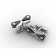Tagor Jewelry Top Quality Trendy Classic Men's Gift 316L Stainless Steel Cuff Links ADC83