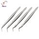 Surgical Serrated Handle 16cm Dental Tweezer Single Curved Pointed