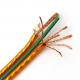 2*2.5 Pearl Gold Shielded Audio Cable , Ofc Speaker Cable With Green Bar Speaker