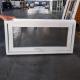 Egress White Vinyl UPVC Hopper Window Windproof Customized Temperd Glass