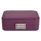 Removable Dividers Small Portable Jewelry Box , Logo Free Personalized Travel Jewelry Case