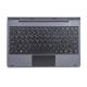 Black And Silver Color 5 PIN Tablet Keyboard Unique Design Multi - Angle View