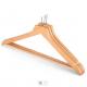 17.8in Small Wooden Coat Hangers Hotel Anti Theft Clothes Hangers