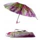 Parasol Waterproof/Windproof 2 Folding Colorful Umbrella for Women