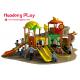 Colorful Outdoor Plastic Playground Playhouse For 3-12 Years Old Children