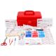 Plastic Workplace First Aid Kit Red ABS Trauma Tactical Emergency First Aid Kit Storage Box