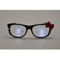 Hello Kitty Plastic Diffraction Glasses With Clear Lens For Girls