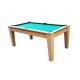 Manufacturer pool table with dining table wood billiard table with conversion top