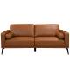 Nontoxic Sectional Modern Leather Sofa Multifunctional For Living Room