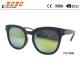 Fashionable sunglasses with plastic frame, Lens with Flash Mirror