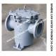 Auxiliary engine seawater pump inlet cylindrical seawater filter, freshwater pump inlet left-hand right angle cylindrica