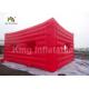 Double Layer Red Square Inflatable Event Tent With PVC Material Eco Friendly