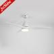 38W 3 Blades Remote Control Ceiling Fan With Dimmable LED Light