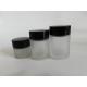 10g 20g Empty Cosmetic Glass Jars With Lids Screen Printing Surface