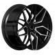Centerlock type bright colour painting Forged Custom Wheels 18 19 Inch With Black Machine Face rims