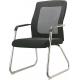Stacking Metal And Leather Office Chair , Home Office Chairs Without Wheels