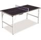 Midsize Outdoor Table Tennis Table Easy Folding With Painting And Net Caster