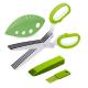 Multipurpose Kitchen Chopping Scissors 5 Blade Herb Scissors Set With Cover