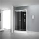 Shower Cabin with White  acrylic tray 1100*800*2250cm  silive  aluminium