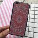 PC+TPU Silk Skin Back Cover 3D Relief Painting Retro Palace Circular Pattern Cell Phone Case For iPhone 7 6s Plus