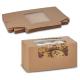 Hand Length Handle Bump Process Cake Box for Western Snacks and Bakery Packaging