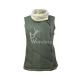 Womens Olive Lightweight Puffer Vest Ladies 100% Polyester