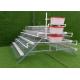 Galvanized 5 Doors 4 Tier Layer Cage Poultry Farm Layer Cage ISO Certified
