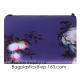 Eco Friendly Coat Canvas Large Travel Cosmetic Bag Brand Set With Bottle,Birds and flowers Makeup Cosmetic Case Custom