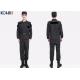 Black Private Security Uniforms , Long Sleeve Jacket Shirt And Pant