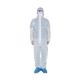 S M L XL XXL XXXL PP Non Woven Coverall Elastic Hood Disposable Hazmat Suits