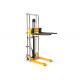 PJ Mini Stacker with adjustable forks and polyurethane rollers Capacity 400Kg