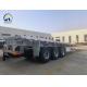 4axle 50ton Heavy Duty Flatbed Semi Trailers Designed for Easy Loading and Unloading