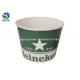 500ML Hot Food Poly Sturdy Disposable Soup Bowls Leakproof On Side - Edge